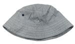 Tmavomodro-bílý pruhovaný klobouk F&F