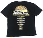 Černé tričko s dinosurem Jurský svět zn. Zara