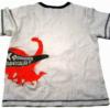Béžové tričko s dinosaurem 