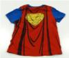 Safírové tričko s potiskem Superman zn. George
