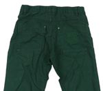 Zelené plátěné kalhoty s nápisy zn. Pepperts