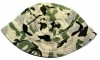 Béžovo- army plátěný klobouček