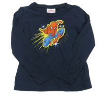 Tmavomodré triko se Spidermanem Marvel