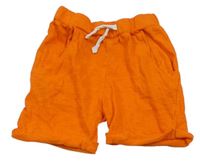 Oranžové bavlněné kraťasy 