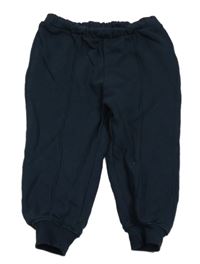 Tmavomodré tepláky H&M