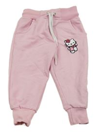 Světlerůžové tepláky s Hello Kitty 