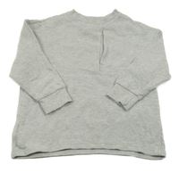 Šedé žebrované triko F&F