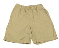 Nové - béžové plátěné kraťasy UNIQLO