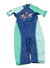 Modro-zelený UV overal nabaiji