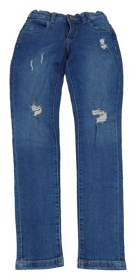 Modré skinny rifle s prošoupáním C&A