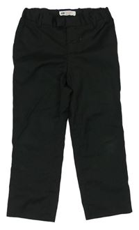 Černé pruhované slavnostní chino kalhoty H&M