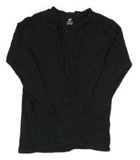 Černý bavlněný cardigan H&M