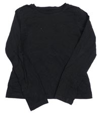 Černé crop triko H&M