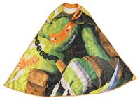 Kostým - Oranžovo-zelený plášť se želvou ninja 
