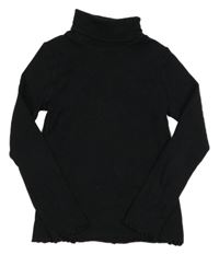 Černý žebrovaný rolák M&S