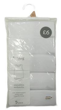 Nové - 5set - 5x Bílé body Nutmeg