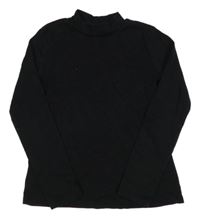 Černé triko se stojáčkem H&M