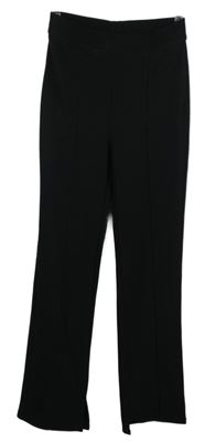 Dámské černé žebrované teplákové kalhoty Bershka 