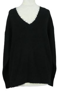 Dámský černý svetr s korálky Very 