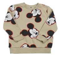Béžová mikina s Mickey Mousem zn. Primark