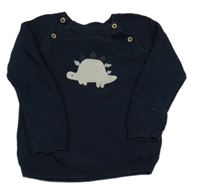 Tmavomodrý svetr s dinem TU