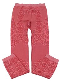 Růžové vzorované spodní funkční legíny Crivit