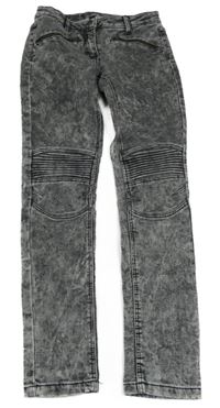 Černo-bílé teplákové rifle Pocopiano