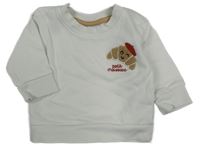 Bílá mikina s obrázkem Ergee