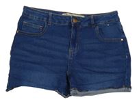 Tmavomodré riflové kraťasy Denim Co.