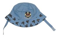 Modrý klobouk s Mickey Mousem 