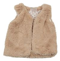 Růžová kožešinová podšitá vesta Impidimpi