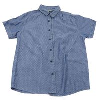 Tmavomodrá vzorovaná košile Primark