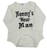 Bílé body s nápisem 