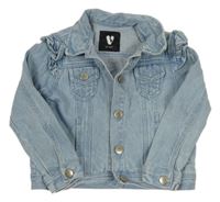 Světlemodrá riflová bunda s volánky V by Very