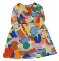 Barevné vzorované bavlněné šaty H&M