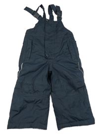 Tmavomodré šusťákové funčkní laclové oteplovačky Impidimpi