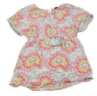 Barevná vzorovaná plážová tunika George