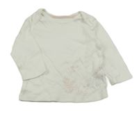 Bílé triko se zajíčkem Mothercare