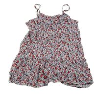 Barevné květované lehké šaty Primark