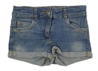 Modré riflové kraťasy Vertbaudet