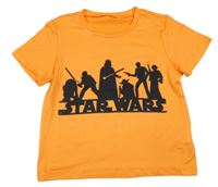 Oranžové tričko se Star Wars