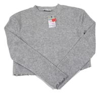 Nové - Šedý crop svetr Primark