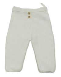 Bílé pletené tepláky C&A