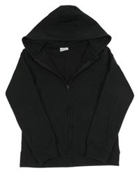 Černá propínací mikina s kapucí YOUNG IDOLS