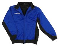 Safírovo-černá propínací sportovní mikina s logem MASITA