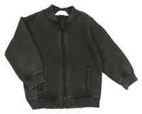 Tmavošedá propínací mikina H&M