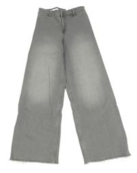Šedé wide leg rifle ZARA