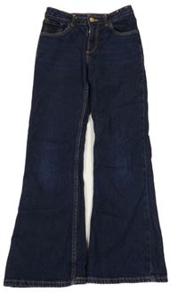 Tmavomodré flare leg rifle H&M