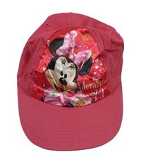 Tmavorůžová kšiltovka s Minnie Disney