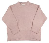 Starorůžový vlněný svetr Primark